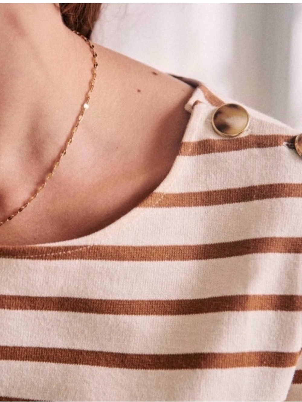 Sezane Colette Marinière sailor stripe top - Picture 3 of 10